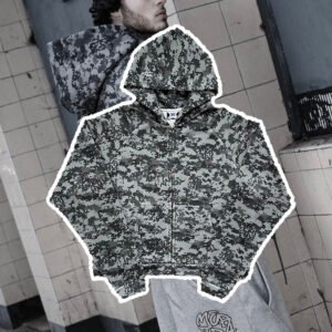 MERTRA Glitch Camouflage Hoodie