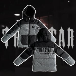 Trapstar Jacket decoded puffer-grey/black