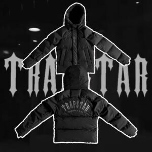 Trapstar jacket decoded arch puffer-black