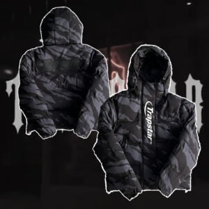 Trapstar jacket hyperdrive technical puffer-black